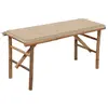 Image de vidaXL Banc pliable 118 cm Bambou