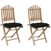 Image de vidaXL Chaises pliables de jardin - Lot de 2