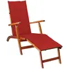 Image de vidaXL Chaise longue extérieure Acacia solide