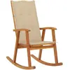 Image de vidaXL Chaise à bascule - Acacia massif