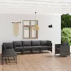 Image de VIDAXL Salon de jardin 8 pcs - Gris