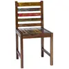 Image de Vidaxl - Lot de 2 chaises à manger bois récupération
