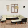Image de VidaXL Salon Jardin 12 Pcs Résine Tressée