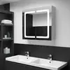 Image de vidaXL Armoire LED 80 cm