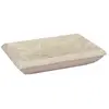 Image de VidaXL Lavabo marbre 50x35 cm - Crème