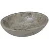 Image de vidaXL Lavabo Gris 53x40x15 cm Marbre
