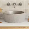 Image de vidaXL Lavabo Ø40 cm - Gris