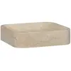 Image de vidaXL Lavabo Marbre 40x40 cm - Crème