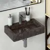 Image de vidaXL Lavabo Mural - Noir