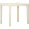Image de vidaXL Table de jardin - Blanc
