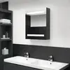 Image de vidaXL Armoire à miroir LED 60 cm - Anthracite