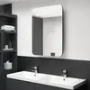 Image de VidaXL Armoire de salle de bain LED - Noir
