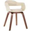 Image de vidaXL Chaise de salle - Blanc