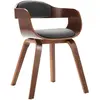 Image de Vidaxl Chaise de salle à manger - Gris foncé