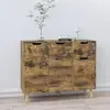 Image de vidaXL Buffet Chêne fumé