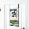 Image de VidaXL Miroir de porte - Noir - 40 x 80 cm