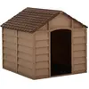 Image de vidaXL Niche pour chiens - Marron
