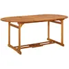 Image de VIDAXL Table à dîner de jardin 180x90x75 cm - Bois d'acacia solide