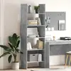 Image de vidaXL Bibliothèque 60x35x180 cm Gris béton