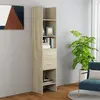 Image de vidaXL Bibliothèque Chêne sonoma 40x35x180 cm