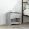 Image de vidaXL Tables de chevet Gris béton 2 pièces