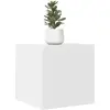 Image de VIDAXL Meuble TV mural - Blanc