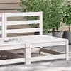 Image de vidaXL Canapé central de jardin - Bois de pin blanc