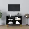Image de vidaXL Meuble TV 70 - Bois d'ingénierie et eucalyptus