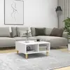 Image de Table basse blanc bois d'ingénierie
