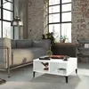 Image de vidaXL Table basse - Blanc brillant 60x60x30 cm
