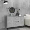 Image de título: VIDAXL Buffet gris béton