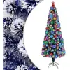 Image de vidaXL Sapin de Noël LED Fibre Optique - 210 cm