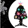 Image de vidaXL Sapin de Noël LED - Fibre optique 64 cm