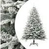 Image de vidaXL Sapin de Noël avec neige floquée 150 cm