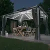 Image de vidaXL Rideau et LED Anthracite