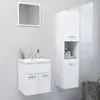 Image de vidaXL Ensemble de Meubles de Salle de Bain Blanc