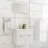 Image de vidaXL Ensemble salle de bain blanc aggloméré