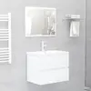 Image de vidaXL Ensemble de meubles salle de bain - Blanc