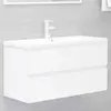 Image de vidaXL Blanc bois d'ingénierie