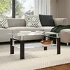 Image de vidaXL Table basse - Gris/Transparent