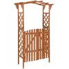 Image de vidaXL Pergola en Bois avec Portail - 116x40x204 cm