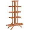 Image de vidaXL Support pour plantes - Orange
