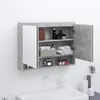 Image de vidaXL Armoire à miroir - Gris Béton