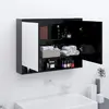 Image de vidaXL Armoire à miroir Anthracite