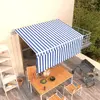 Image de VIDAXL Auvent automatique - 3,5x2,5 m - Bleu blanc