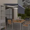 Image de vidaXL Auvent 3x2,5 m - Bleu et blanc