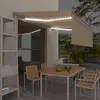 Image de vidaXL Auvent automatique Crème 4x3 m