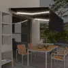 Image de vidaXL Auvent automatique avec LED - 4,5x3 m