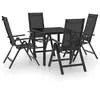 Image de vidaXL Ensemble à dîner 5 pièces - Anthracite