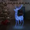Image de vidaXL Renne de Noël XXL 250 LED 180 cm Bleu